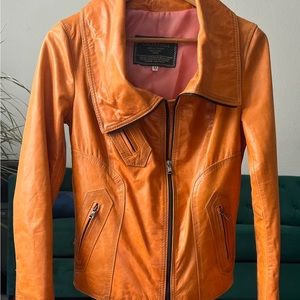 Old Florence Handcrafted Vintage Leather Jacket